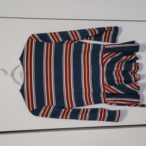 Colori green, white, yellow and red striped top - Picture 2 of 2